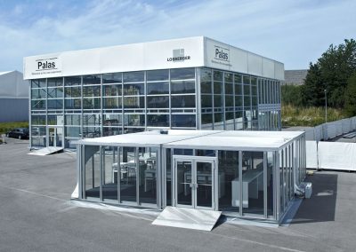 Prireditvena objekta Losberger De Boer Cyclone in Palas